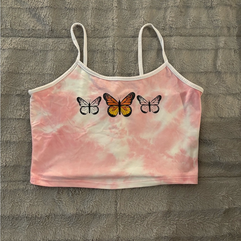 butterfly crop top